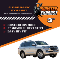 3" DPF Back Sinister Exhaust Suit 200 Series Landcruiser