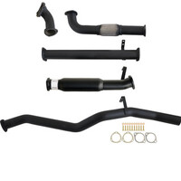 3" Turbo Back Sinister Exhaust suit 12HT 60 Series Toyota Landcruiser Aluminised Steel (Hotdog)