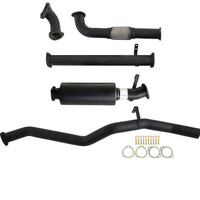 3" Turbo Back Sinister Exhaust suit 12HT 60 Series Toyota Landcruiser Aluminised Steel (Muffler)