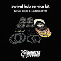 Swivel Hub Repair Kit Including Wheel Bearings Suit Sierra/Drover