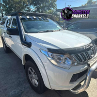 Sinister Stainless Snorkel Low Cut to suit Mitsubishi Triton MQ, MR & QE Pajero Sport