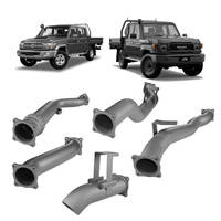 Redback Extreme Duty 4" Turbo Back Exhaust for Toyota Landcruiser 79 Series Dual Cab (2012 - 2024)